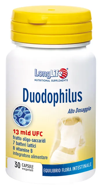 

LongLife Duo Dophilus Добавка для бактериальной флоры, 30 капсул Long Life