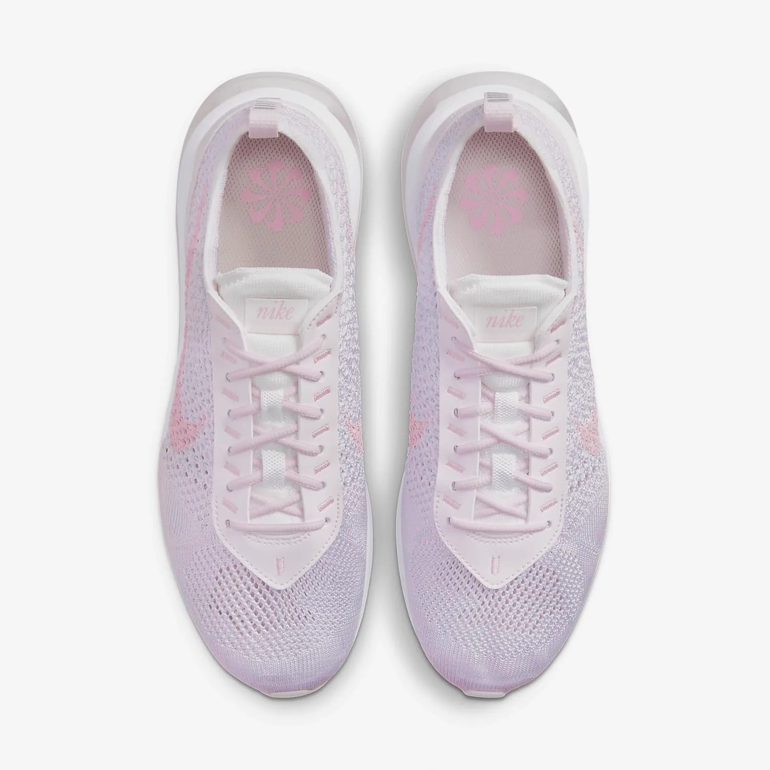 Мужские кроссовки Nike Air Max Flyknit Racer, белый/розовый/серый/нежно-розовый — фото 3