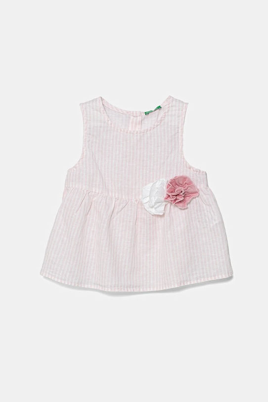

Детское льняное белье United Colors Of Benetton, розовый
