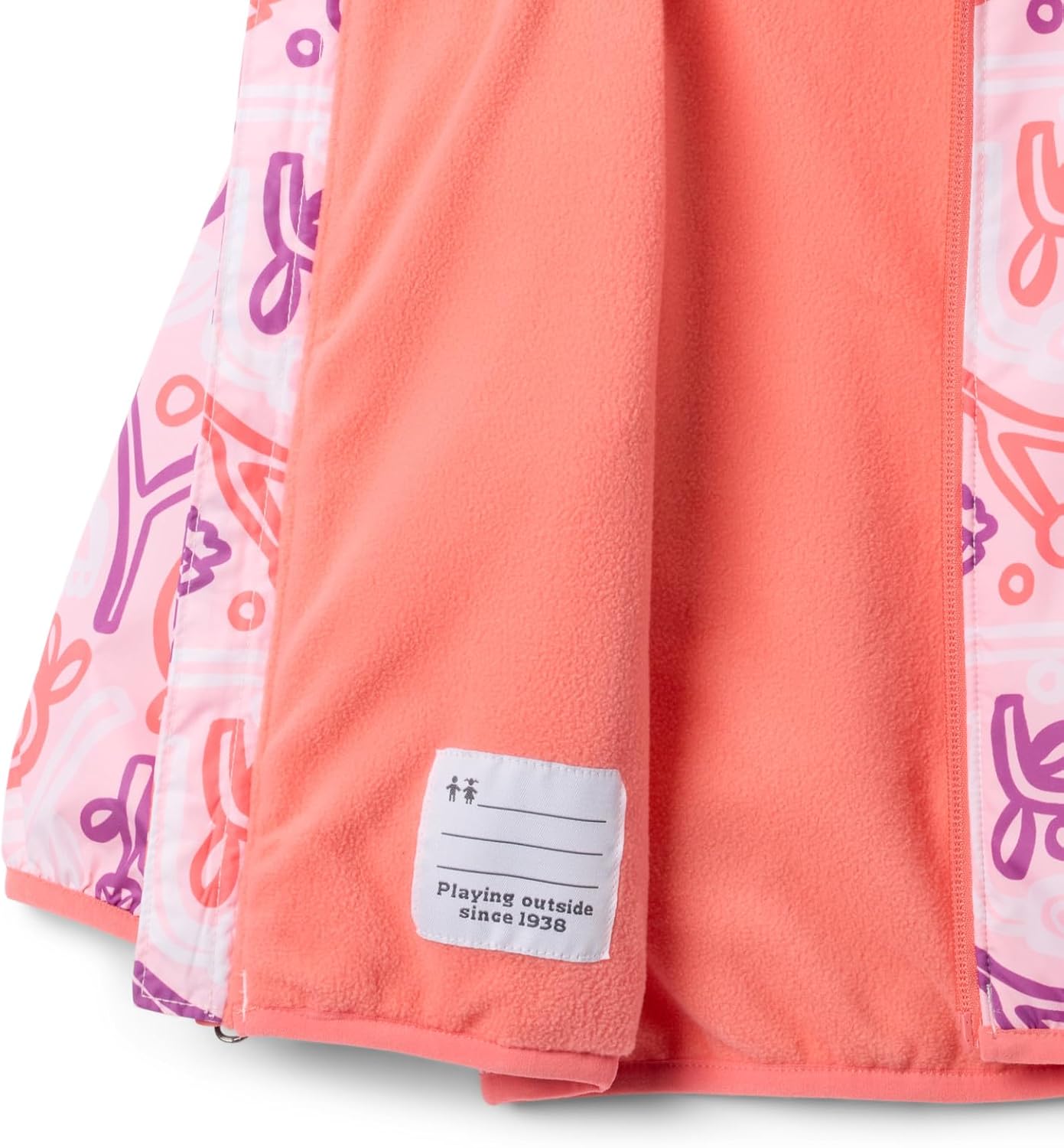 Columbia Unisex Baby Mini Pixel Grabber III ветровка, Satin Pink Marker Made — фото 3