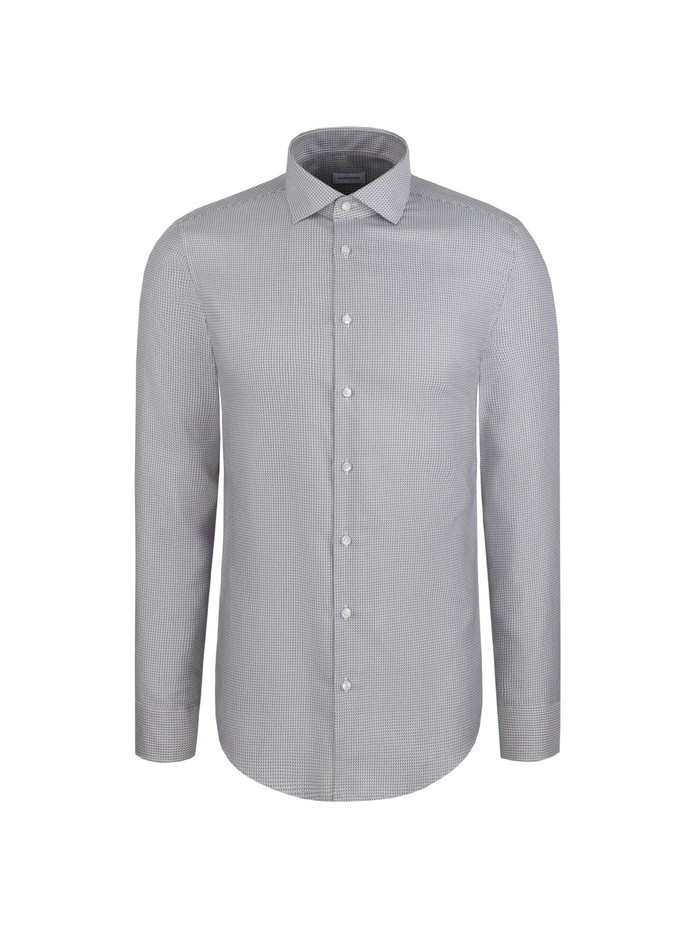 

SEIDENSTICKER Деловая рубашка приталенного кроя 'Schwarze Rose' в бежевом цвете