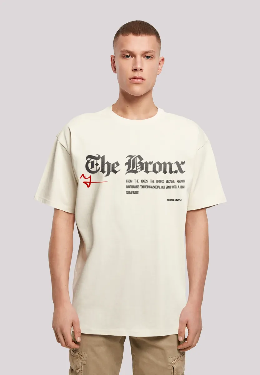 

F4NT4STIC Футболка "The Bronx OVERSIZE TEE", принт, цвет Sand