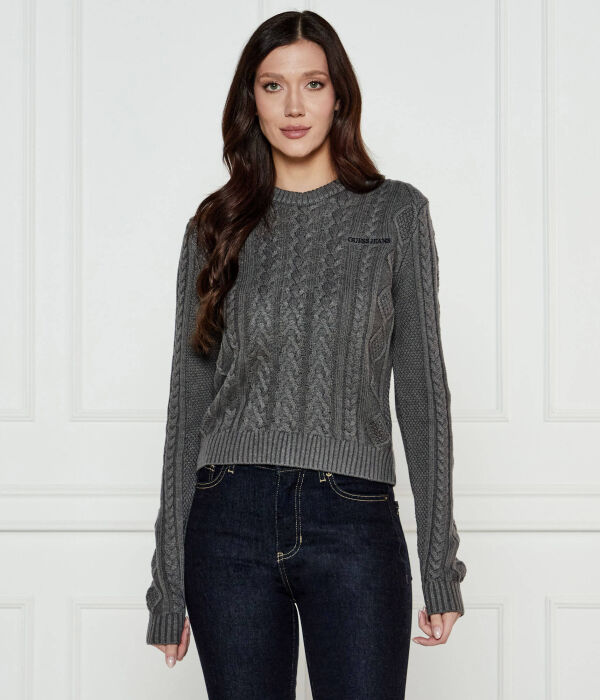

Свитер Regular fit Guess Jeans, черный