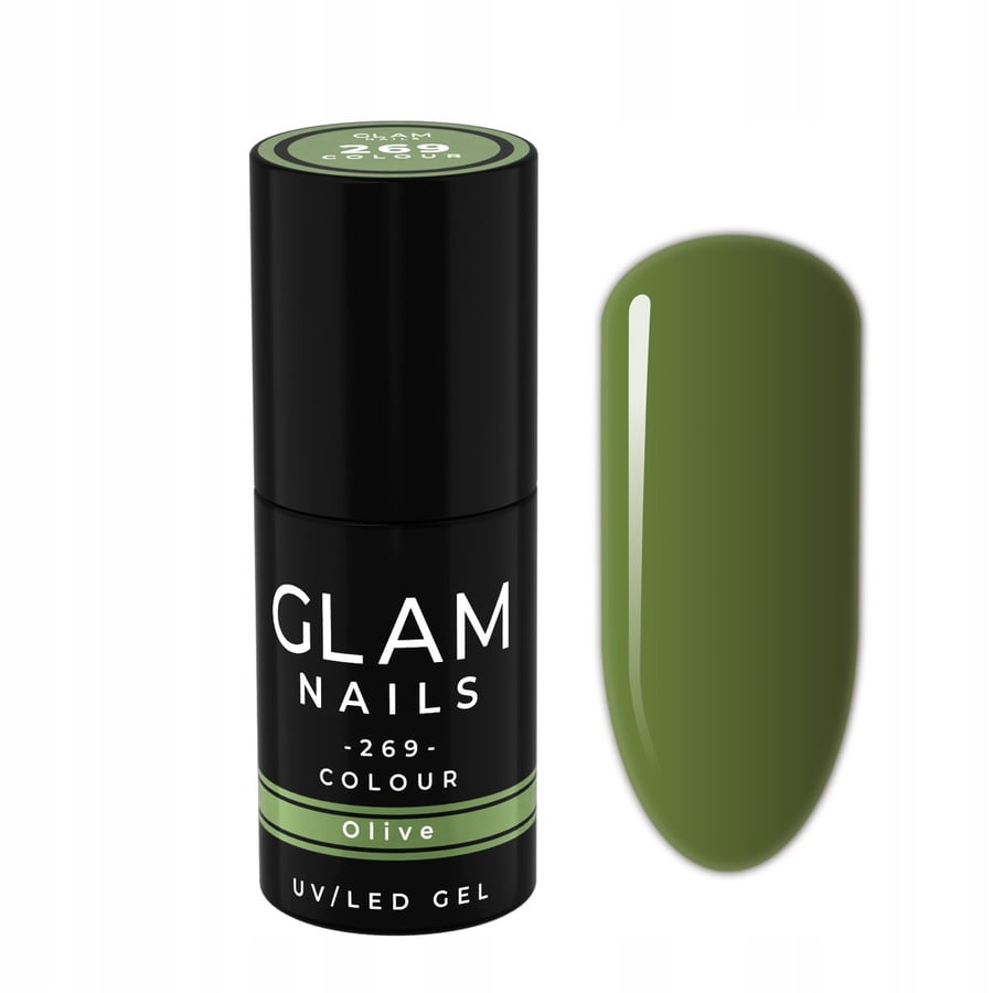 

Гибридный лак для ногтей Glam Nails 269 Olive 6 мл