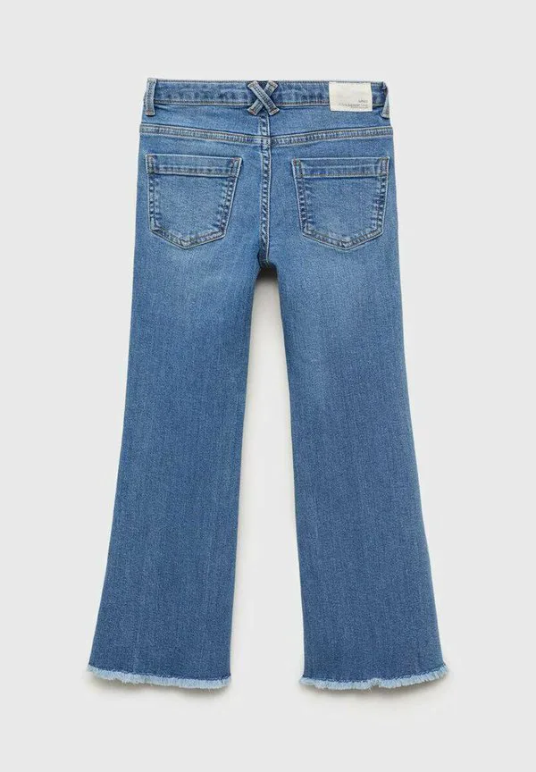 Детские расклешенные джинсы Mango Kids, Blue — фото 3