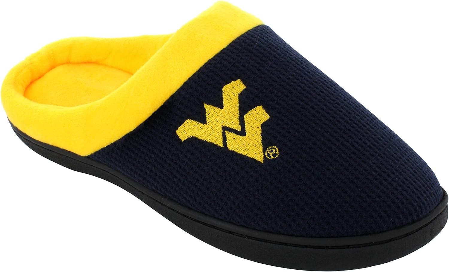 

Удобные тапочки Comfy Feet Everything Comfy NCAA, 8.5-10 Women/7.5-9 Men West Virginia Mountaineers