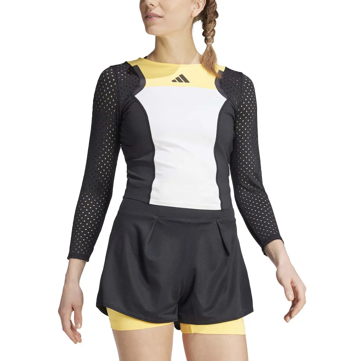 

Женская теннисная рубашка Adidas 3/4 PRO, белый