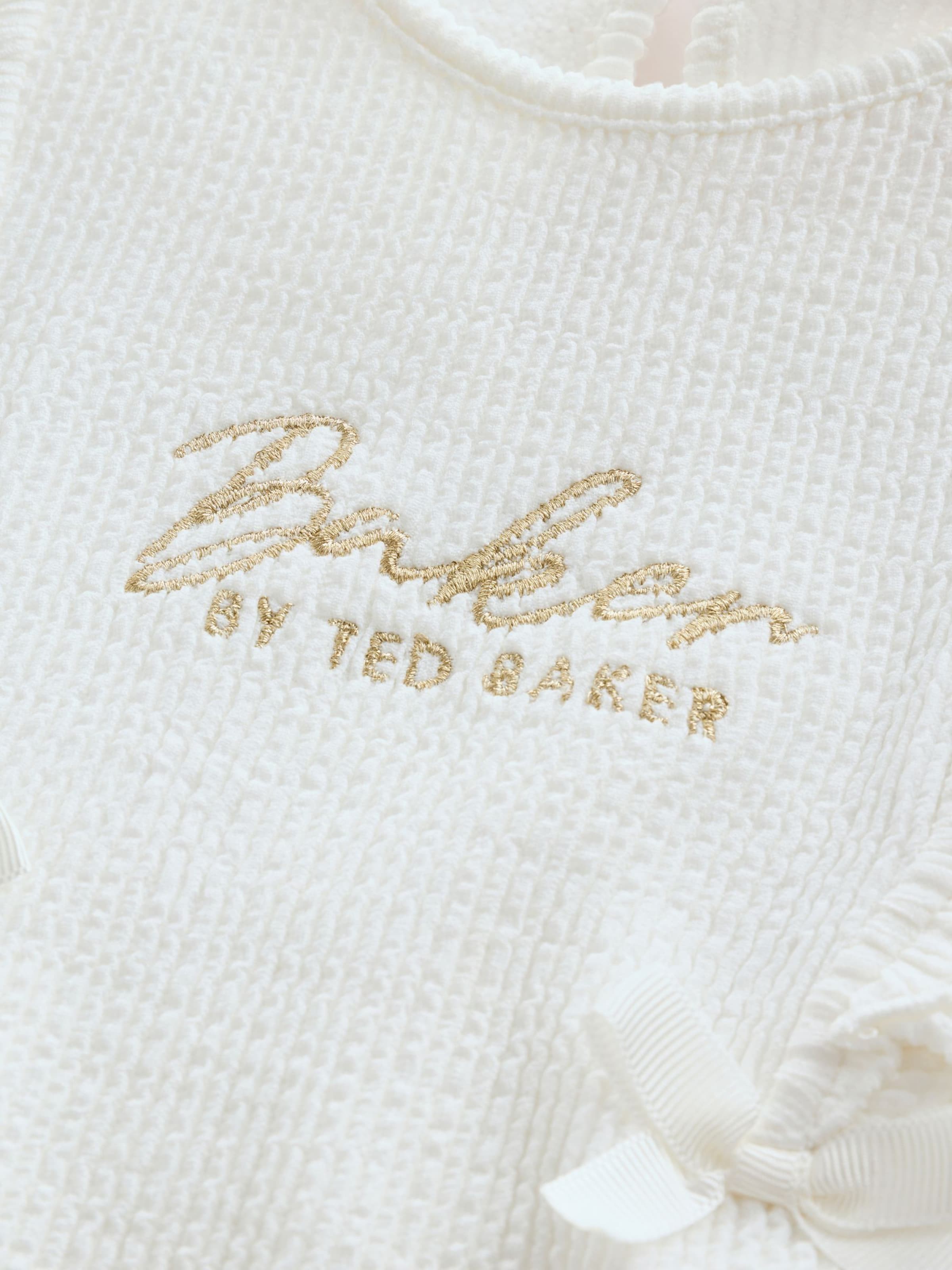 Baker by Ted Baker Ромпер/боди в белом цвете — фото 4