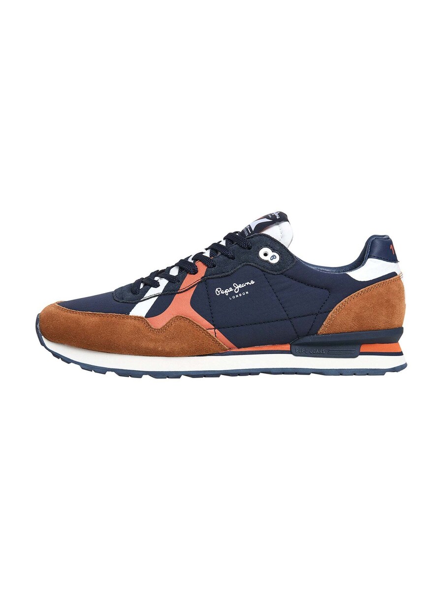 

Кроссовки Pepe Jeans Brit Road, цвет Blue/Orange
