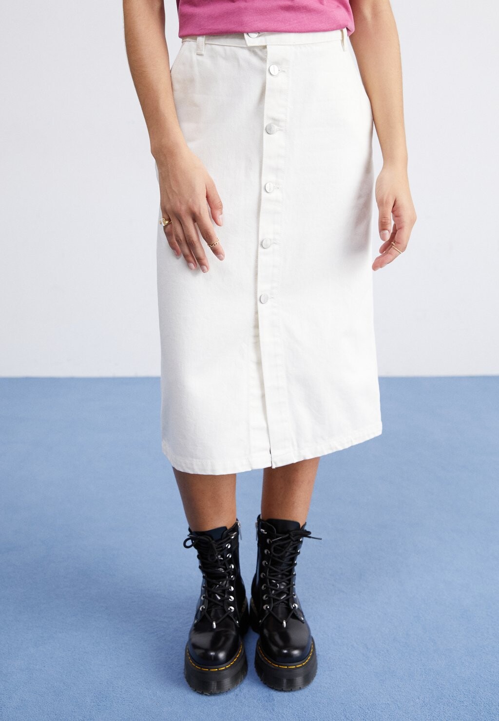 

Юбка джинсовая COLBY SKIRT Carhartt WIP, цвет white