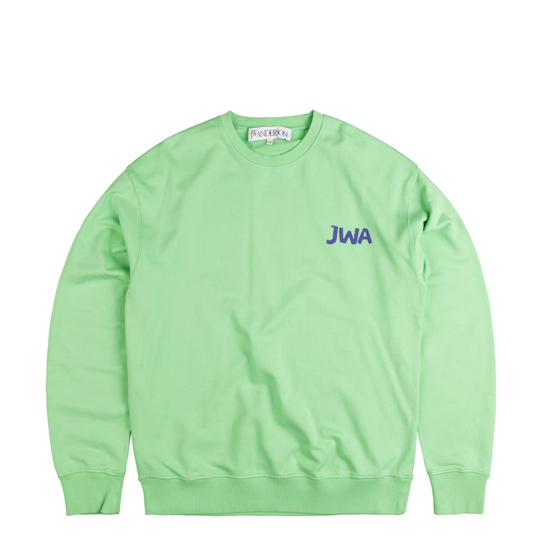 

Рубашка jwa back print sweatshirt Jw Anderson, зеленый