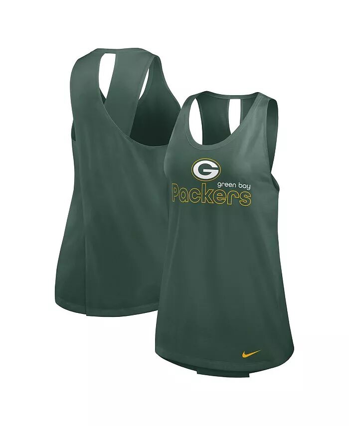 

Женская зеленая майка Green Bay Packers Plus Size Performance Nike
