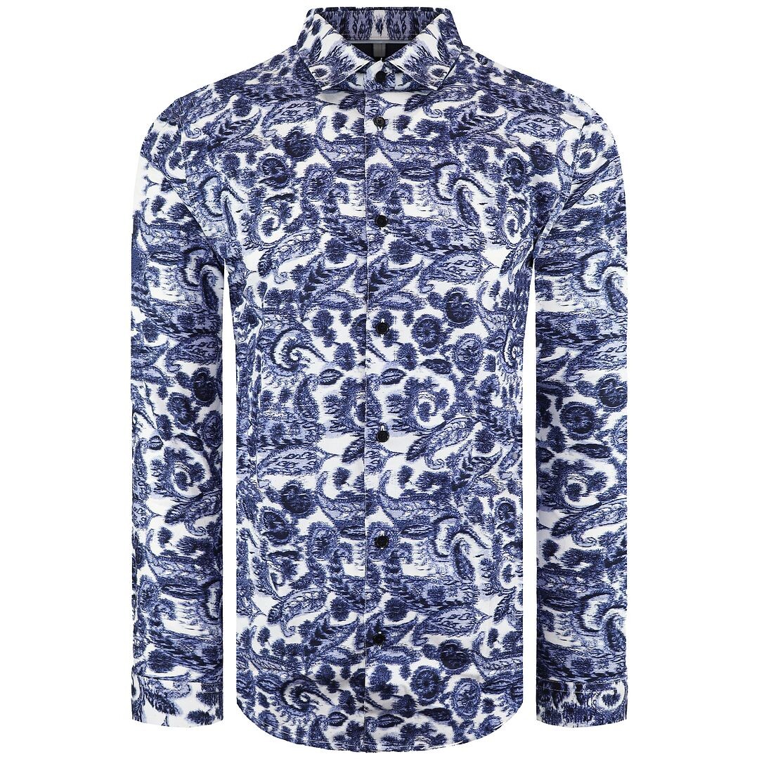

Uldale рубашка с петрушкой Ted Baker, синий