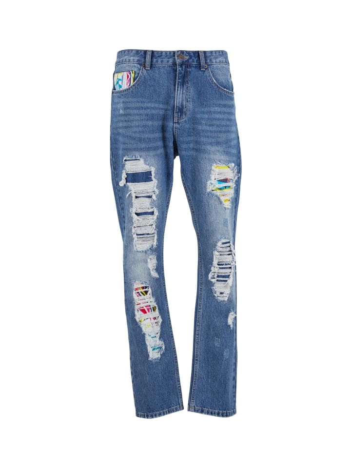 

Джинсы Carlo Colucci средне-синего цвета Carlo Colucci