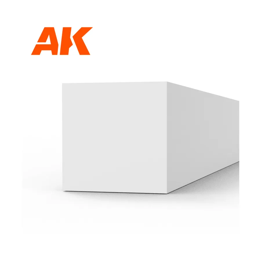

Полоса стирола - 4 х 4 х 350 мм, High Quality Modeling Styrene