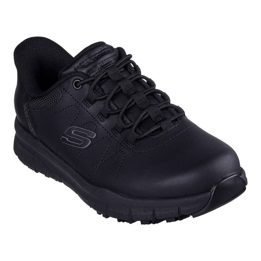 

Женские туфли Skechers Hands Free Slip-ins Work Nampa Cottonbud, черный