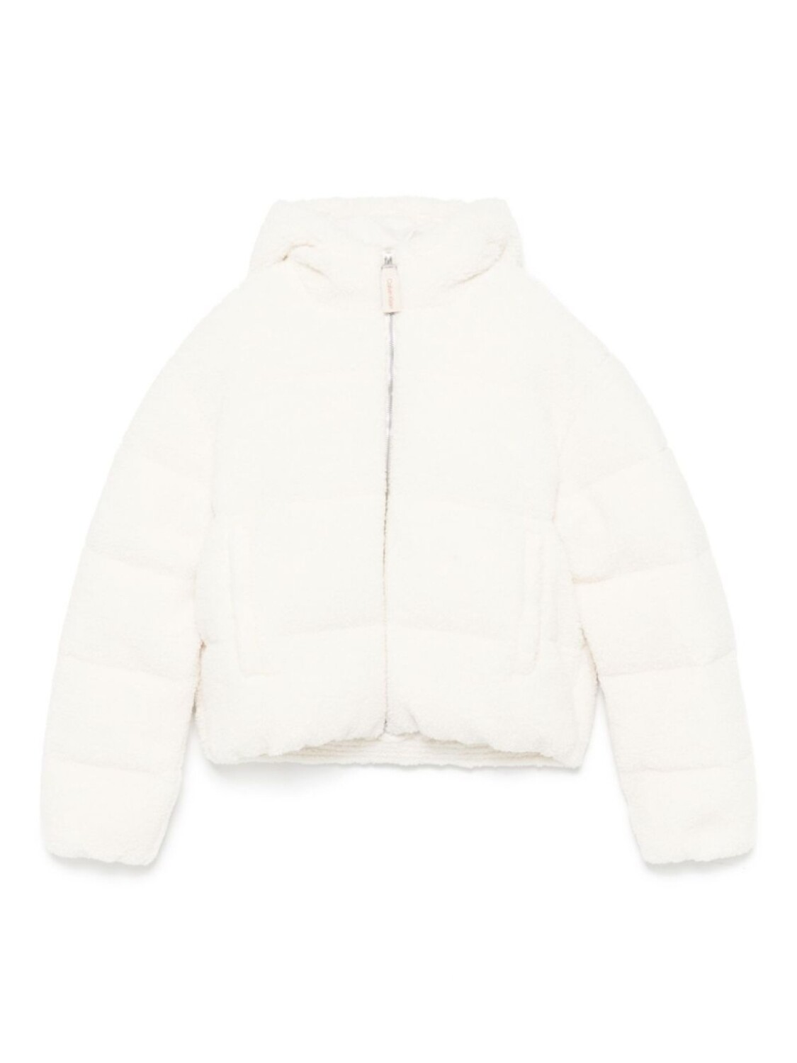 

Calvin Klein Kids пуховик с капюшоном, белый