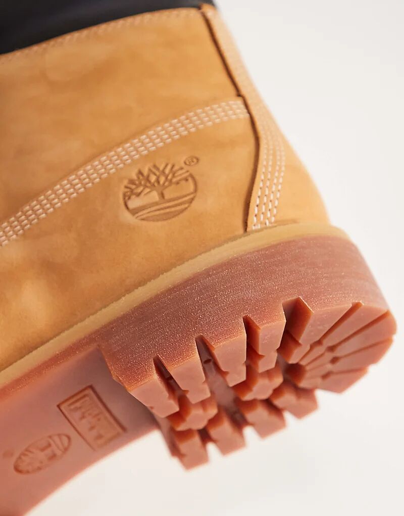 Мужские ботинки Timberland из нубука, пшенично-коричневый — фото 3