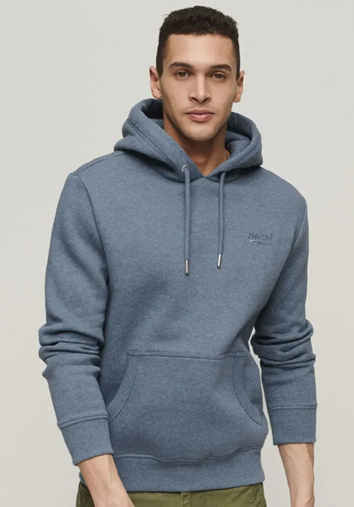 

Толстовка с капюшоном Superdry "Essential Logo Hoodie", синий