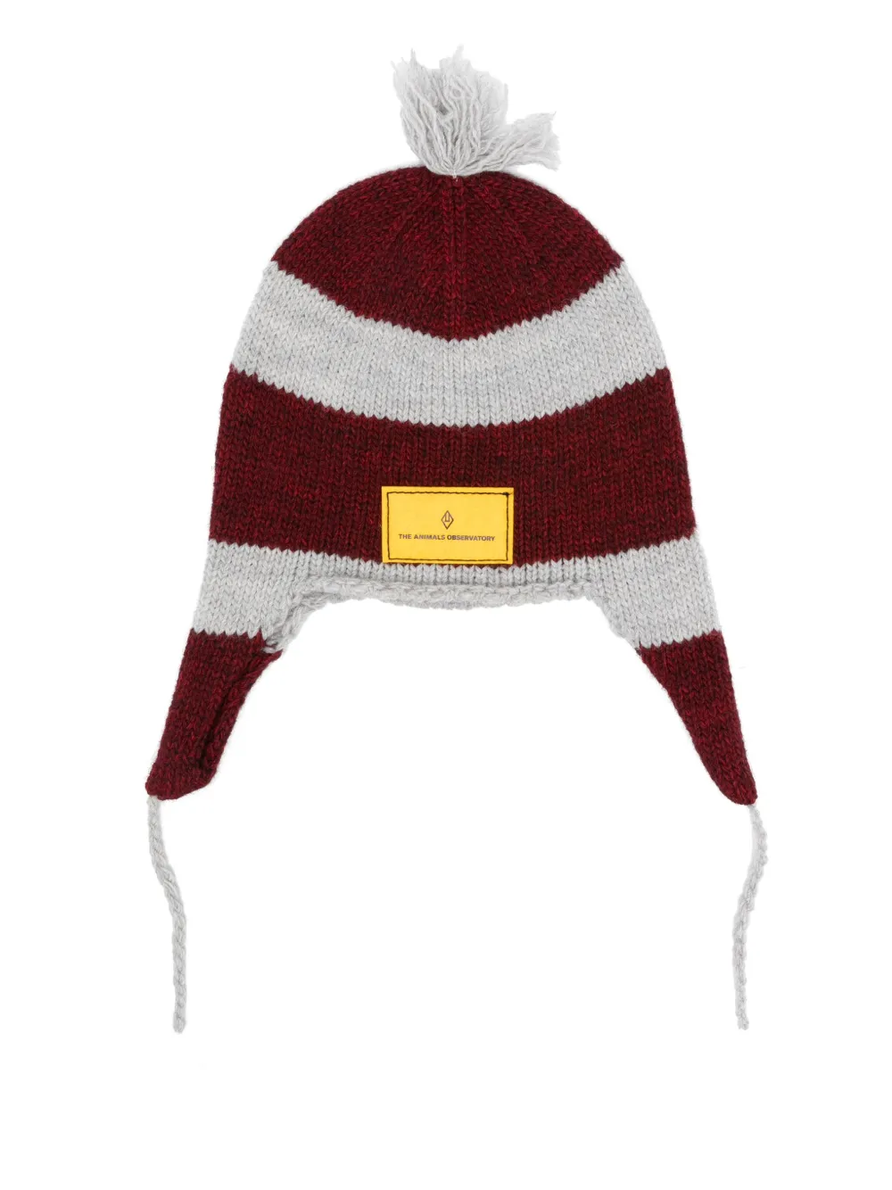 

Шапка бини в полоску The Animals Observatory, серый