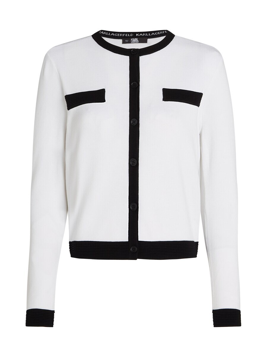 

Кардиган Karl Lagerfeld Knit Cardigan, белый
