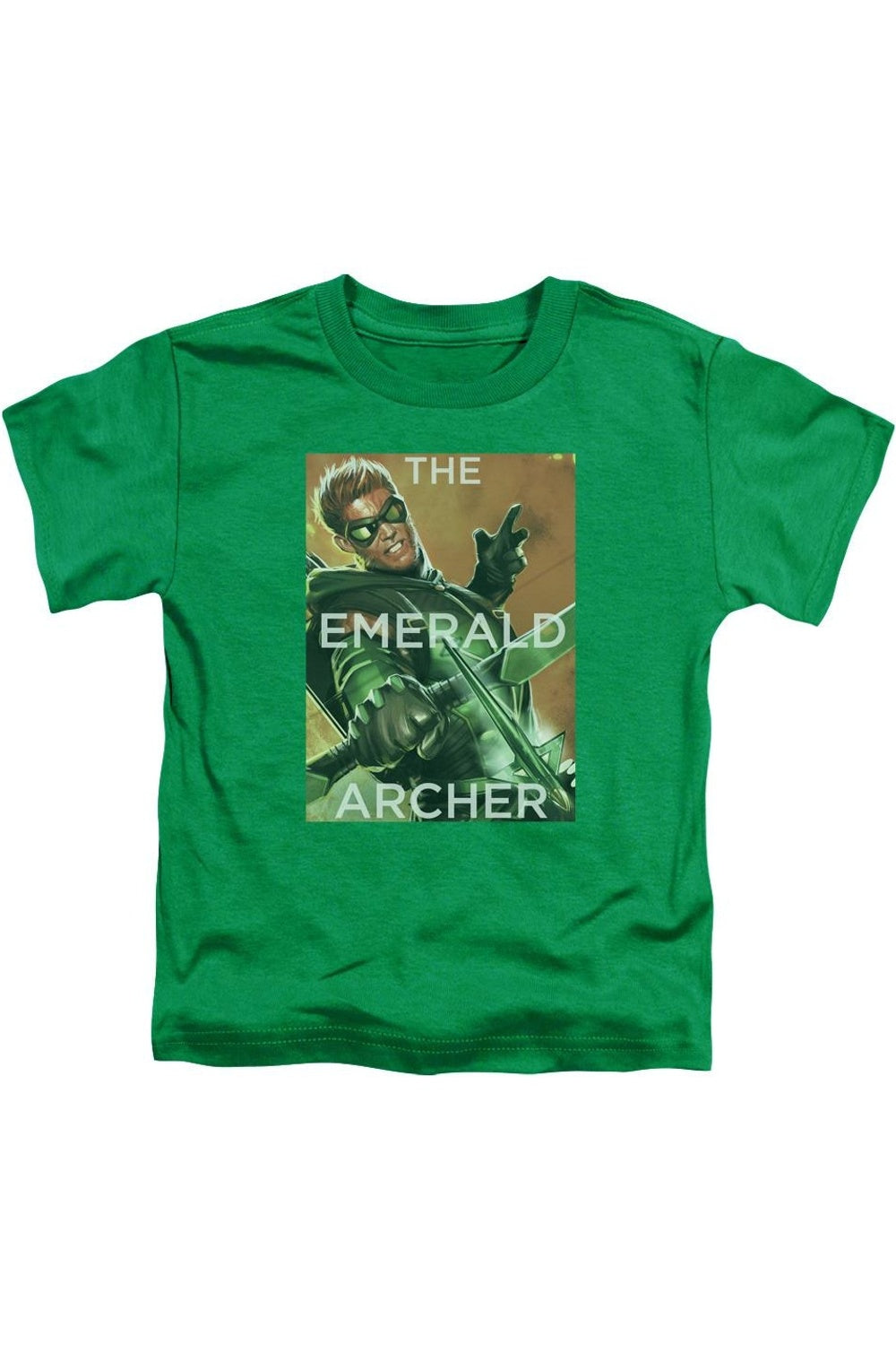 

Футболка с коротким рукавом для малышей "Лига справедливости Америки" Trigger Gildan, зеленый