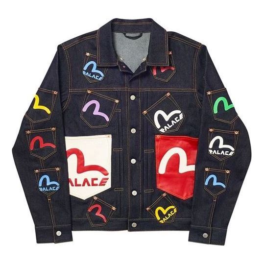 

Куртка Palace x Evisu Multi Pocket Jacket 'Ingido', синий