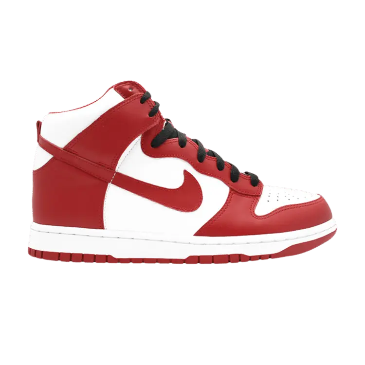 

Кроссовки Nike Dunk High, White Varsity Red