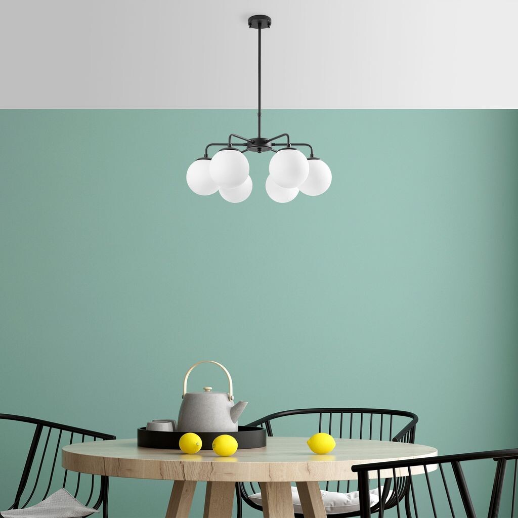 

Opviq, Viran- Viran FLG, черный, люстра, 56 х 56 х 43 см, металлический корпус