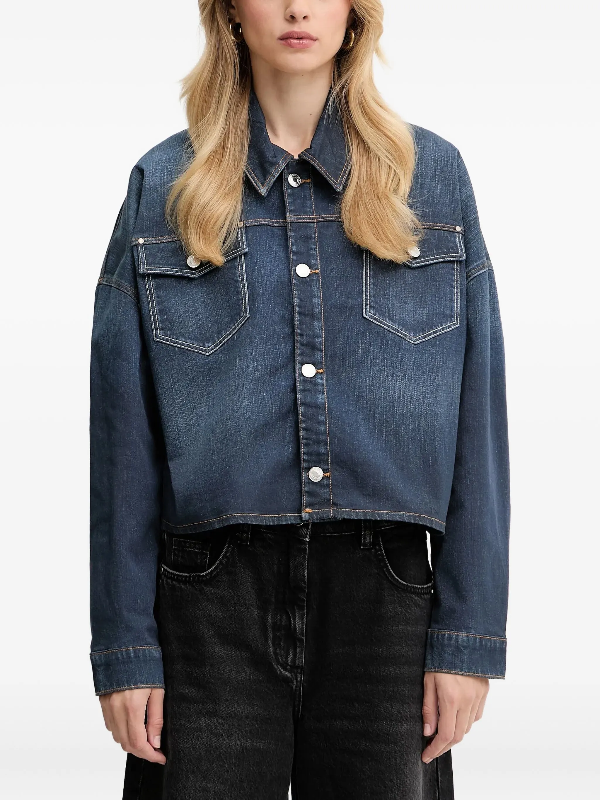 

Куртка на пуговицах Guess Usa, синий