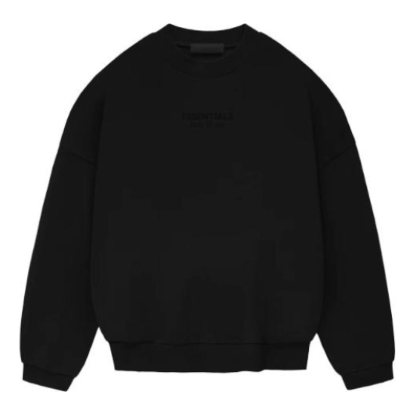 

Свитшот Fear of God Essentials FW23 'Jet Black'