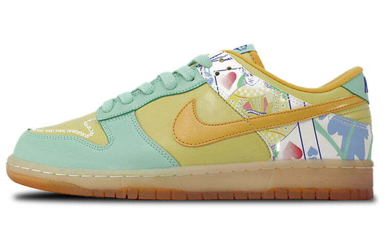 

Кроссовки Nike Dunk Low, желтый/голубой