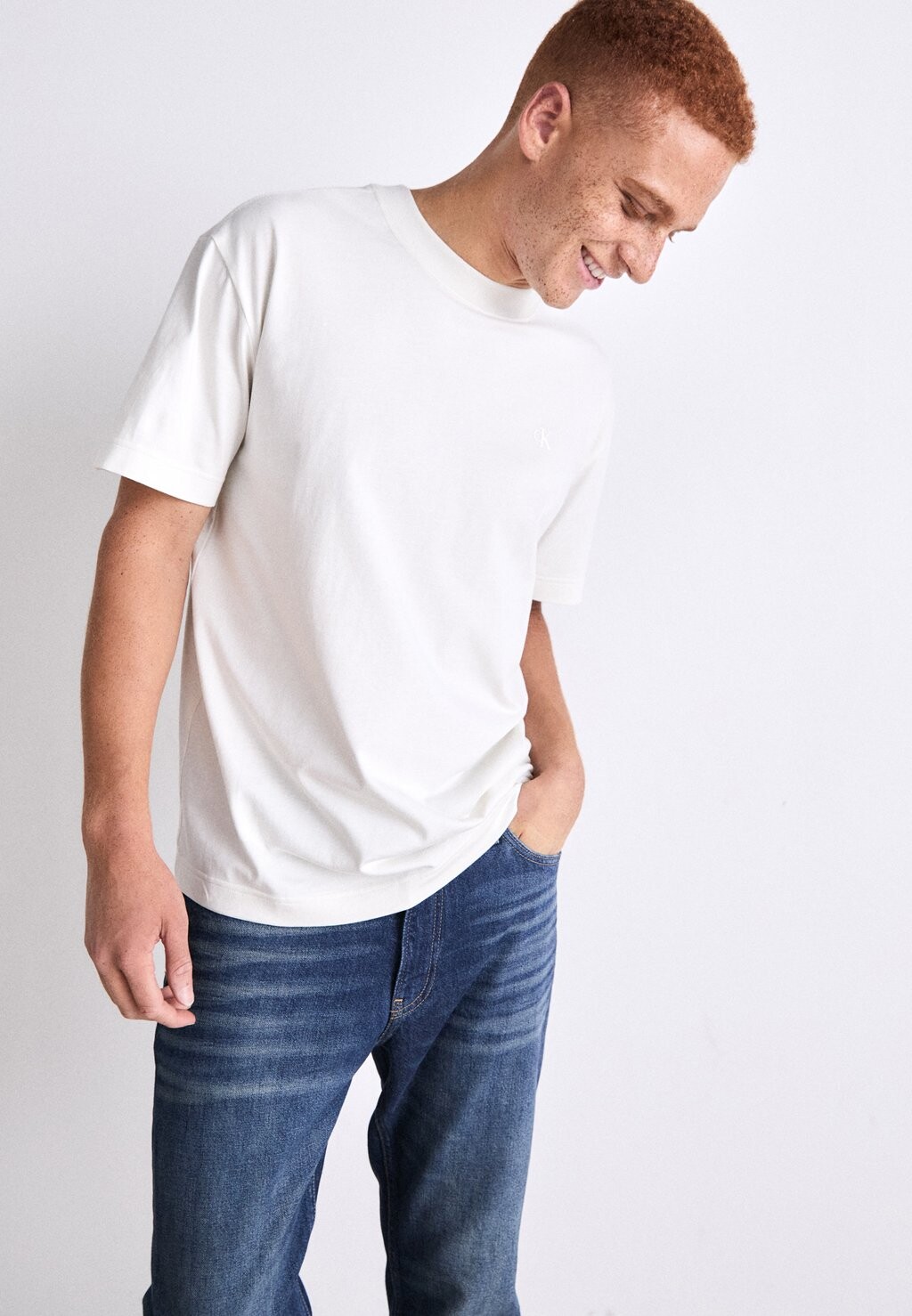 

Джинсы свободного кроя DAD Calvin Klein Jeans, темно-синий деним