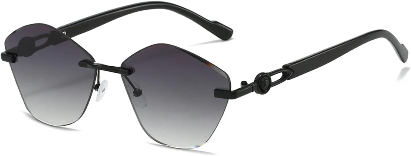 

Солнцезащитные очки с защитой от УФ-излучения UV400 | Круглые мужские очки в металлической оправе | Линзы конфетных цветов для занятий спортом на открытом воздухе и вождения DSVIGF, Black-gradient Grey