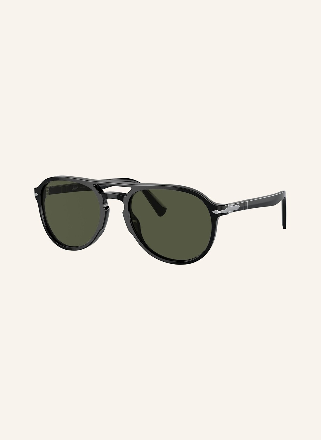 

Солнцезащитные очки po3235s Persol, черный/зеленый