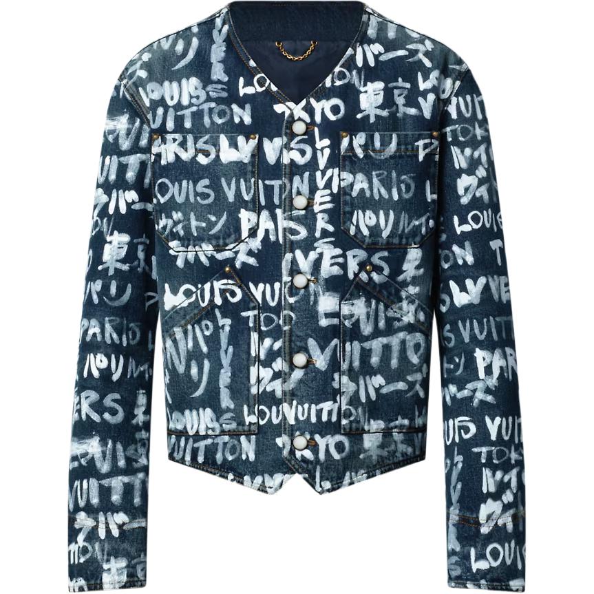 

LOUIS VUITTON Куртка Nigo FW25 Мужская, Blue