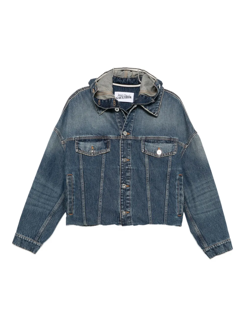 

Хлопковая джинсовая куртка Jean Paul Gaultier, синий