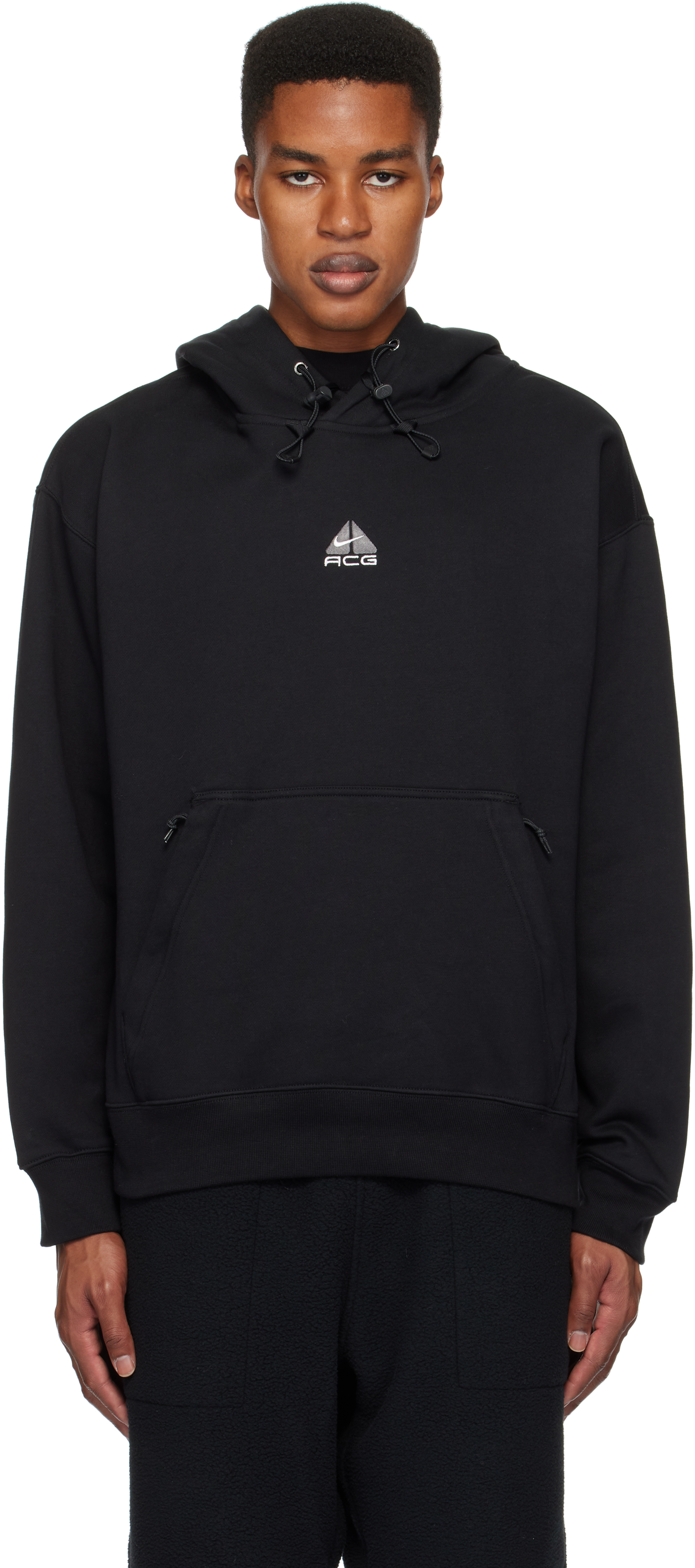 

Черная толстовка с капюшоном ACG Therma-FIT Nike, Black/Anthracite/Summit white