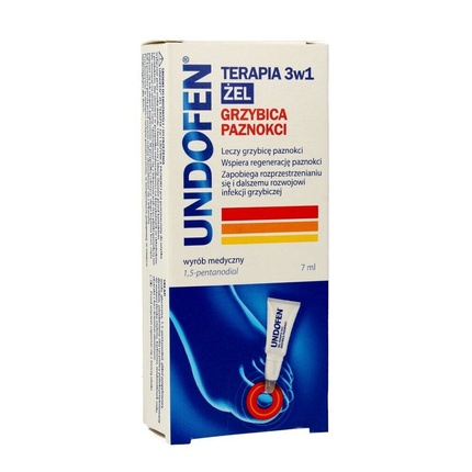 

Undofen Therapie 3в1 гель от грибка ногтей 7мл Lactacyd