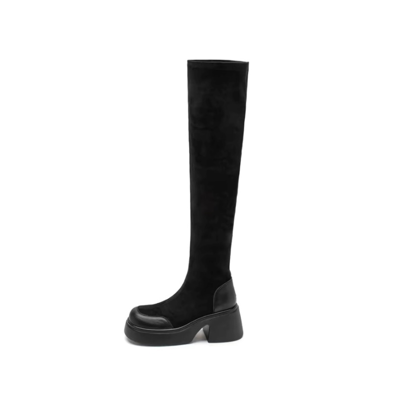 Xingdiman Сапоги выше колена женские черные