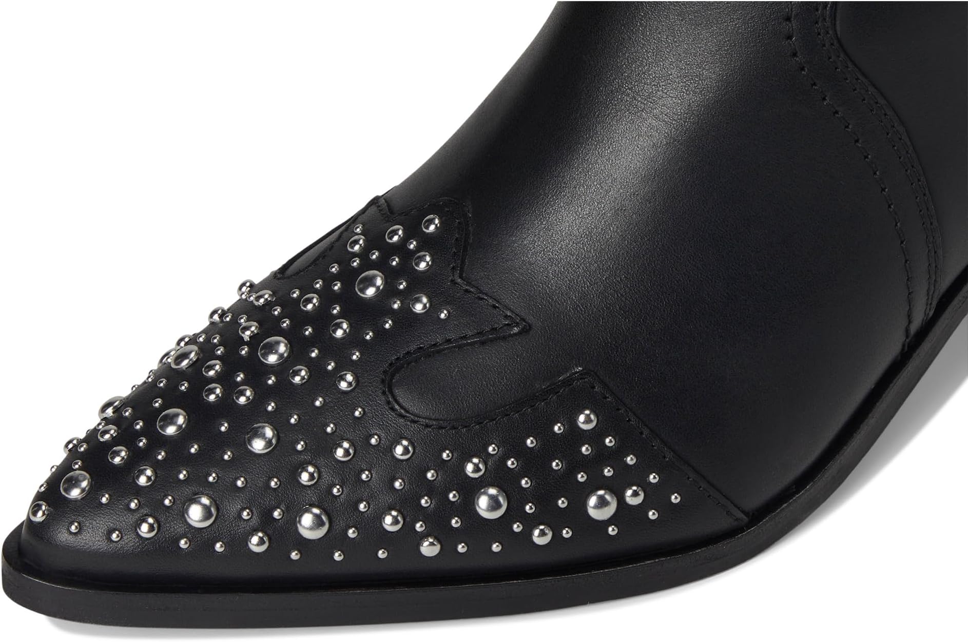 Ботинки Frye Sara Wingtip Stud, черный — фото 2