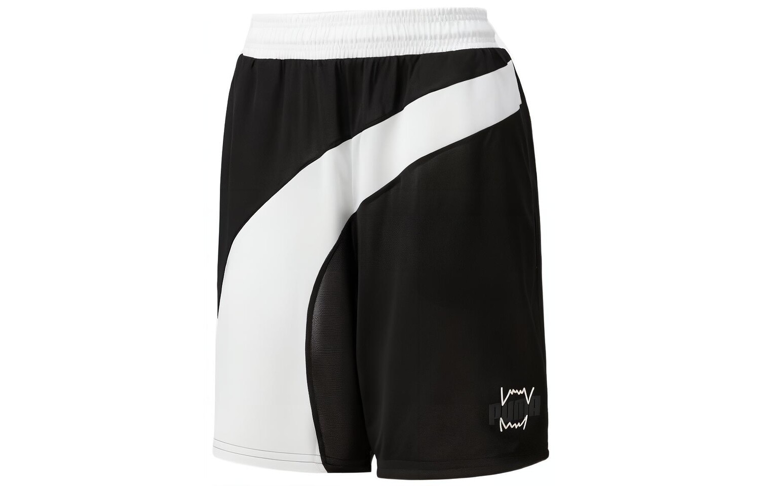 

Баскетбольные шорты TEAMWEAR FLARE мужские черные - белые Puma, черный
