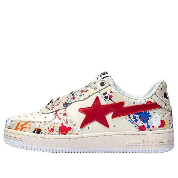 

Кроссовки bape sta 'crean splash' A Bathing Ape, бежевый