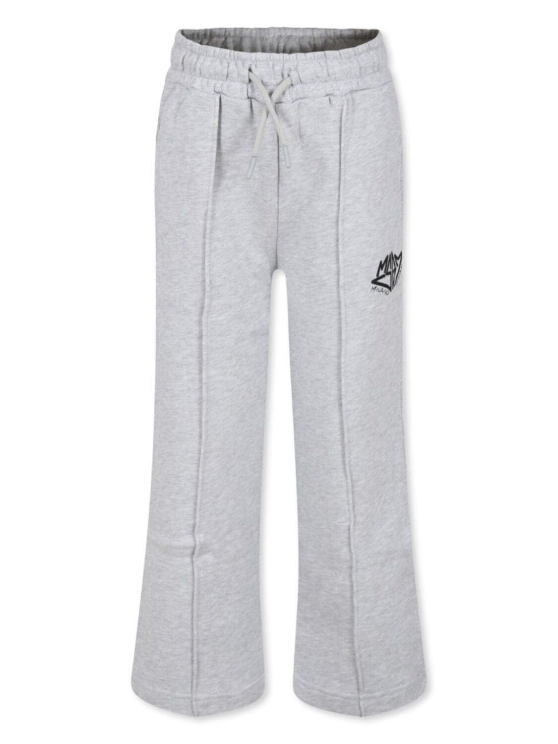 

MSGM Kids брюки с логотипом, серый