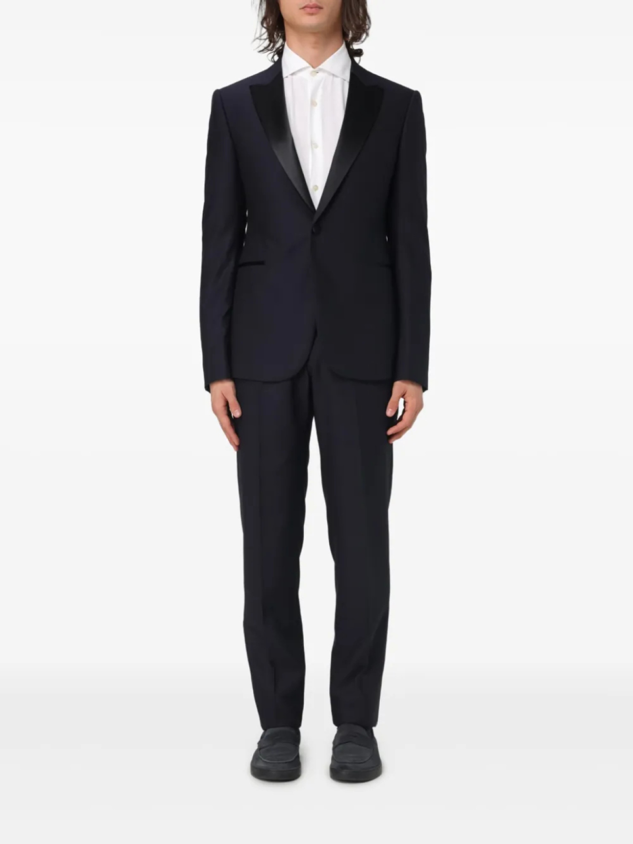 

Однобортный костюм Emporio Armani, синий