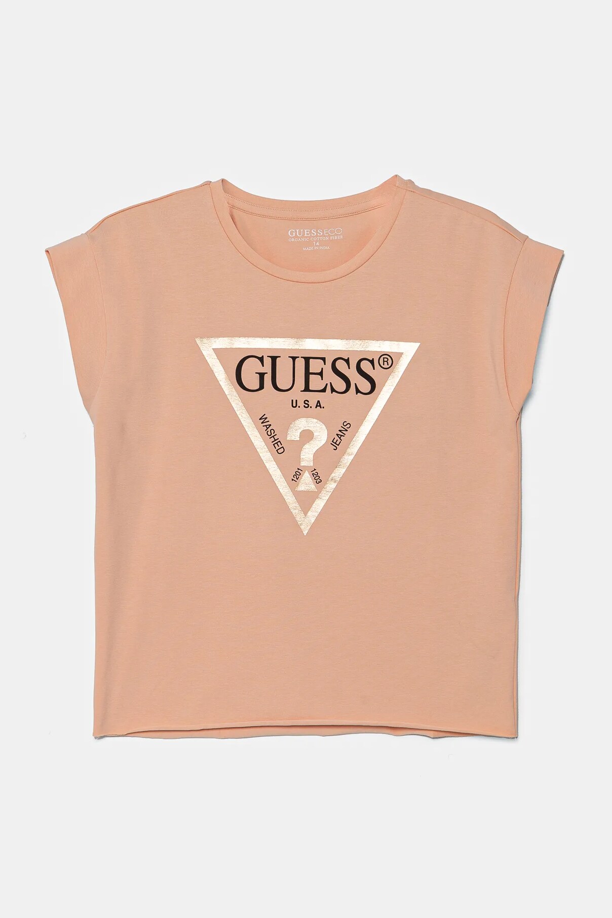 

Детская футболка Guess, оранжевый