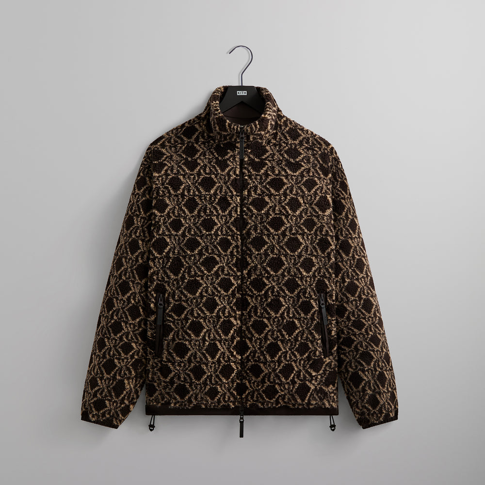 

Куртка Kith Pinehurst Sherpa Full Zip, цвет Kindling