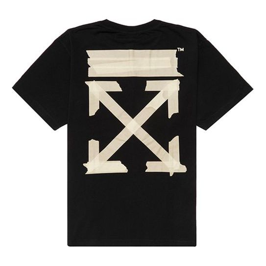 

Футболка Off-White Bronzing arrow printing Unisex Black, черный