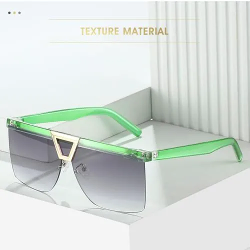 

Персонализированные солнцезащитные очки в полуободковой оправе для женщин, винтажные солнцезащитные очки для мужчин, мужские солнцезащитные очки MTZJH, Gray Pink