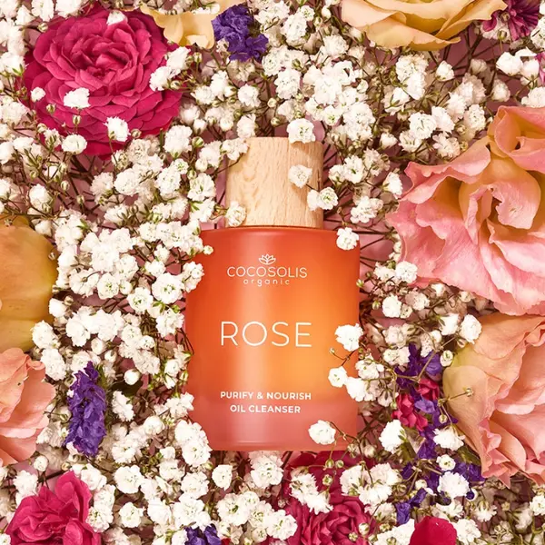 Масло для лица Cocosolis — Очищающее «Роза», Rose purify & nourish oil cleanser, 50 мл — фото 4
